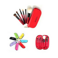 Portable Cosmetic Brush Set